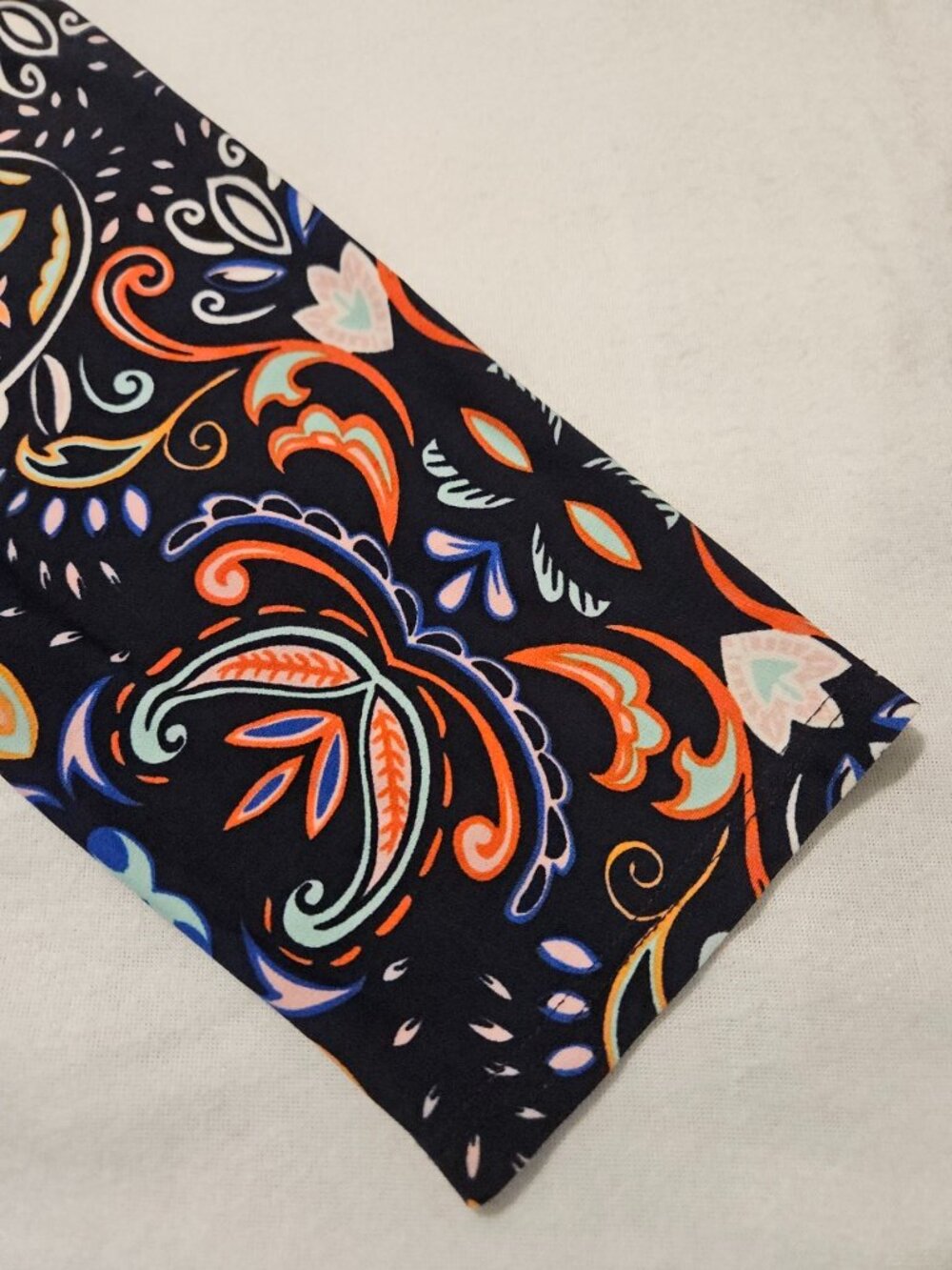 Vince Camuto Kaleidoscope Paisley Border Stripe Sheath Dress - 8  Price: - Picture 4 of 7